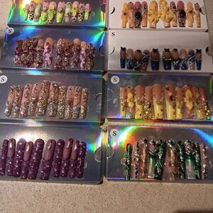 Colorful Press-On Nail Set